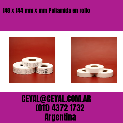 148 x 144 mm x mm Poliamida en rollo