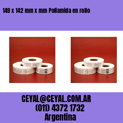 149 x 142 mm x mm Poliamida en rollo