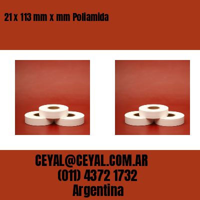 21 x 113 mm x mm Poliamida