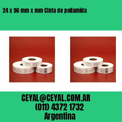 24 x 96 mm x mm Cinta de poliamida