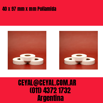 40 x 97 mm x mm Poliamida