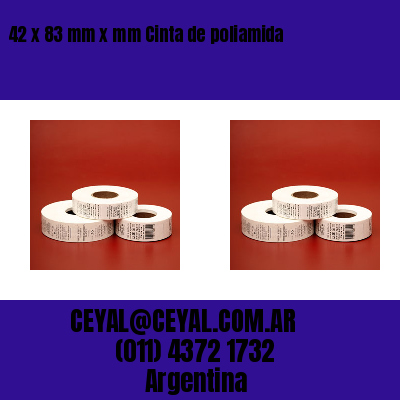 42 x 83 mm x mm Cinta de poliamida