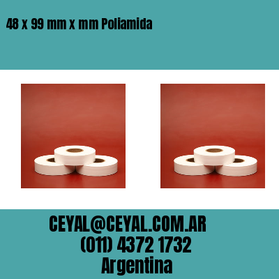 48 x 99 mm x mm Poliamida