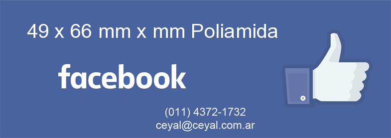 49 x 66 mm x mm Poliamida