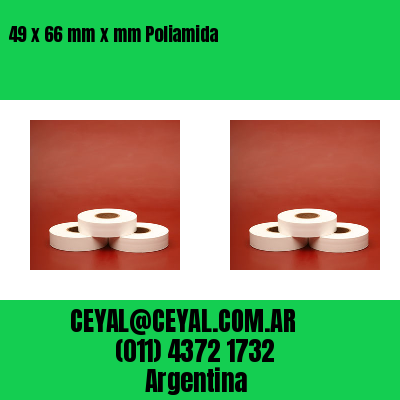 49 x 66 mm x mm Poliamida