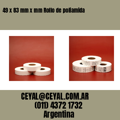 49 x 83 mm x mm Rollo de poliamida