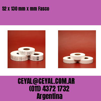 52 x 130 mm x mm Fasco