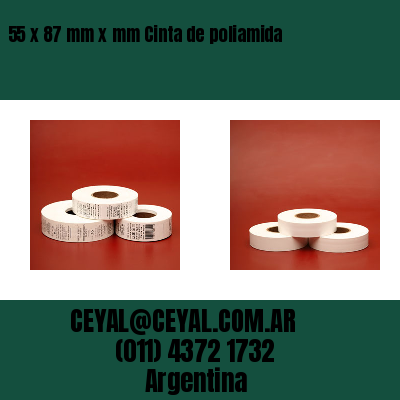 55 x 87 mm x mm Cinta de poliamida