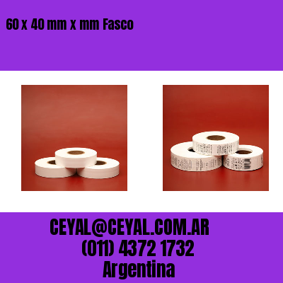 60 x 40 mm x mm Fasco