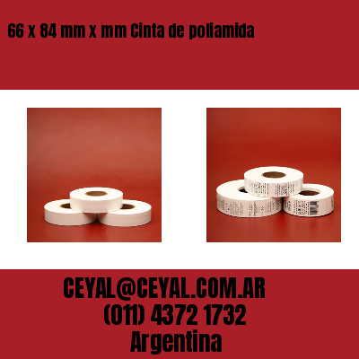 66 x 84 mm x mm Cinta de poliamida