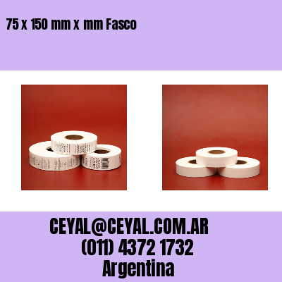 75 x 150 mm x mm Fasco
