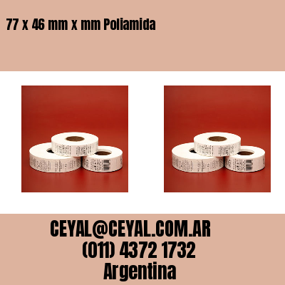 77 x 46 mm x mm Poliamida