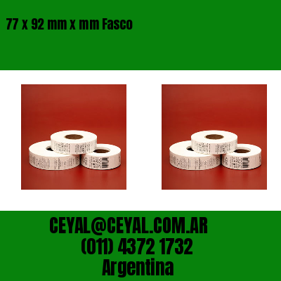 77 x 92 mm x mm Fasco