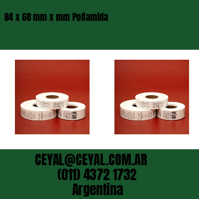 84 x 68 mm x mm Poliamida