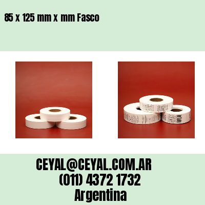 85 x 125 mm x mm Fasco