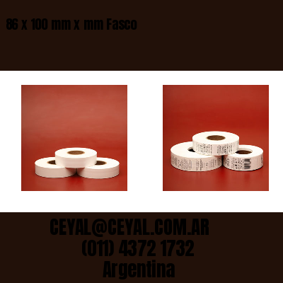 86 x 100 mm x mm Fasco