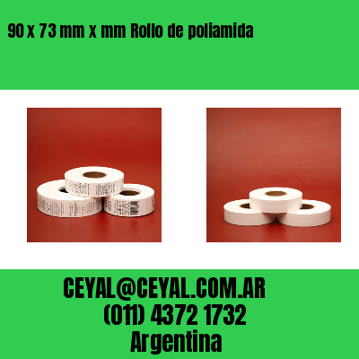 90 x 73 mm x mm Rollo de poliamida