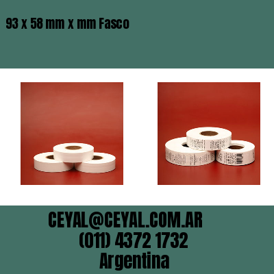 93 x 58 mm x mm Fasco