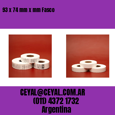 93 x 74 mm x mm Fasco