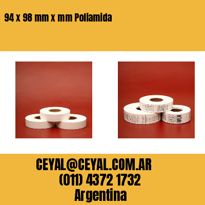 94 x 98 mm x mm Poliamida