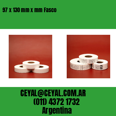 97 x 130 mm x mm Fasco