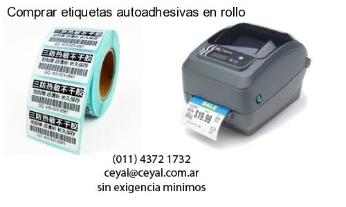 Comprar etiquetas autoadhesivas en rollo