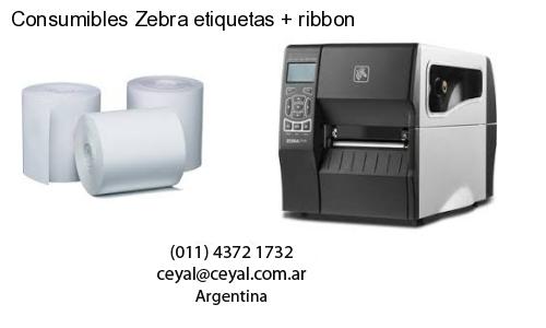 Consumibles Zebra etiquetas   ribbon