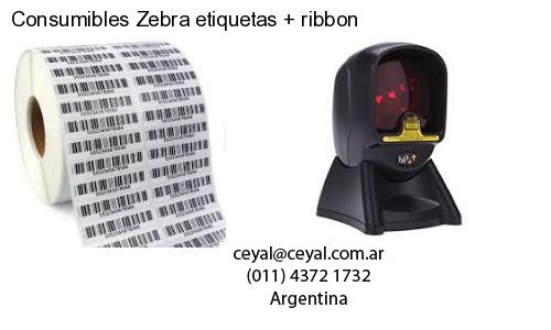 Consumibles Zebra etiquetas   ribbon