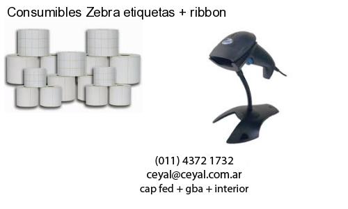 Consumibles Zebra etiquetas   ribbon