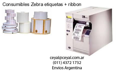 Consumibles Zebra etiquetas   ribbon
