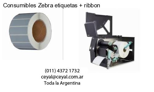 Consumibles Zebra etiquetas   ribbon