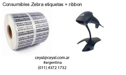 Consumibles Zebra etiquetas   ribbon