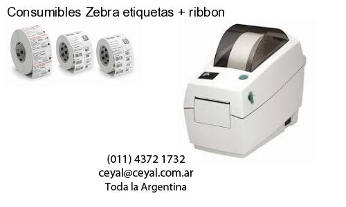 Consumibles Zebra etiquetas   ribbon