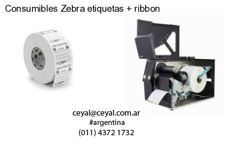 Consumibles Zebra etiquetas   ribbon
