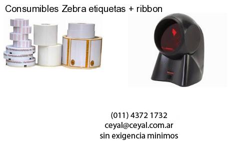 Consumibles Zebra etiquetas   ribbon