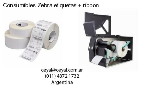 Consumibles Zebra etiquetas   ribbon