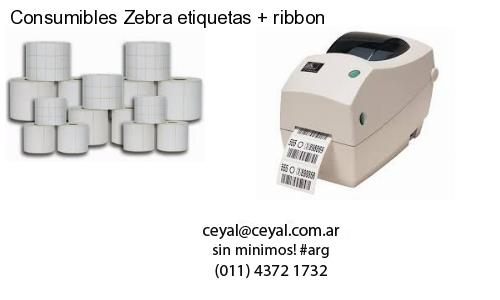 Consumibles Zebra etiquetas   ribbon