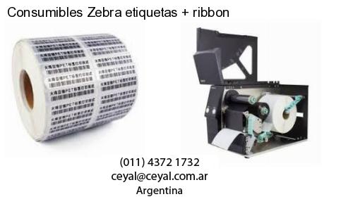 Consumibles Zebra etiquetas   ribbon