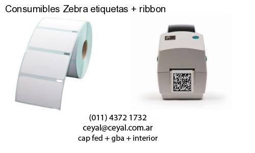 Consumibles Zebra etiquetas   ribbon