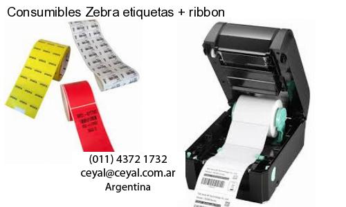 Consumibles Zebra etiquetas   ribbon