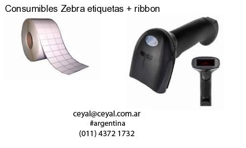 Consumibles Zebra etiquetas   ribbon