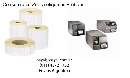 Consumibles Zebra etiquetas   ribbon