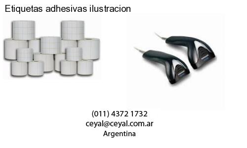 Etiquetas adhesivas ilustracion