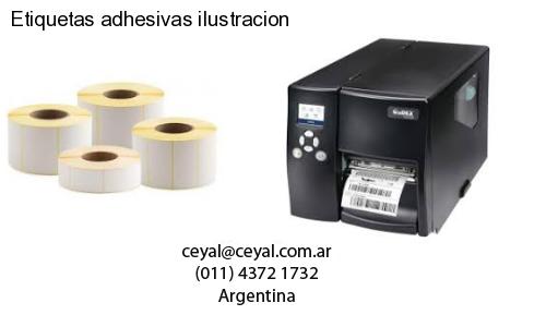 Etiquetas adhesivas ilustracion