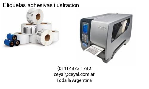 Etiquetas adhesivas ilustracion