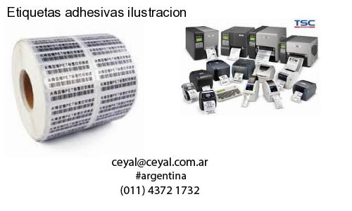 Etiquetas adhesivas ilustracion