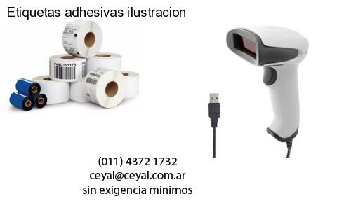 Etiquetas adhesivas ilustracion