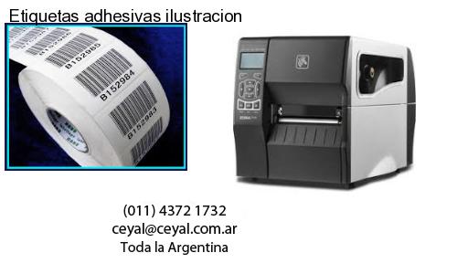 Etiquetas adhesivas ilustracion