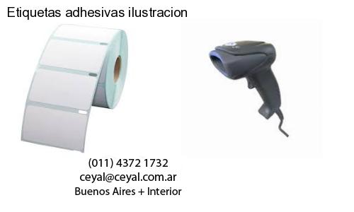 Etiquetas adhesivas ilustracion