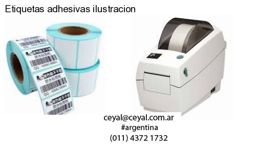 Etiquetas adhesivas ilustracion